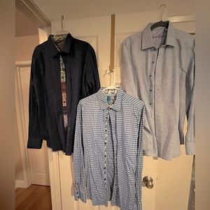 Lot of 3 men’s dress shirts - size XL